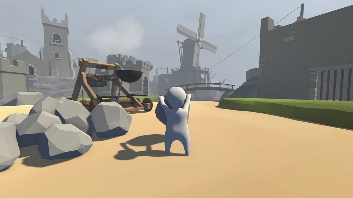 couch co-op games human fall flat