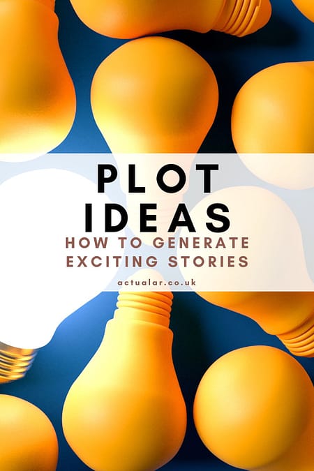 Plot ideas for stories pin image
