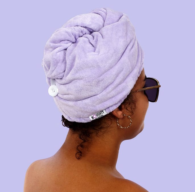 microfibre hair towel for plopping and drying