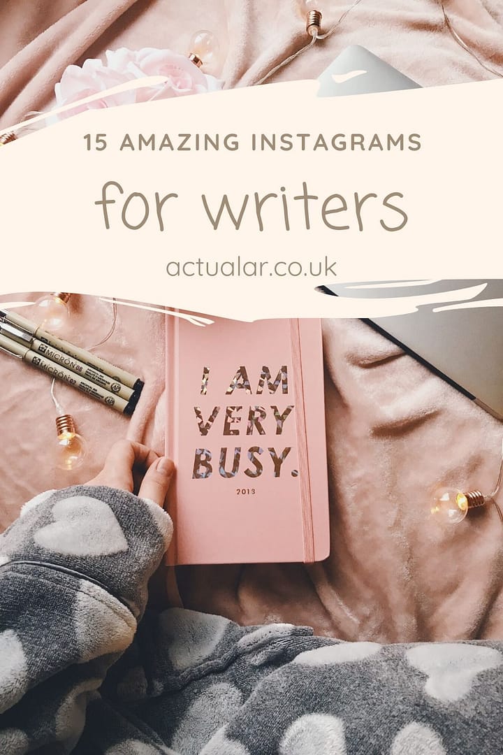 Instagrams for writers